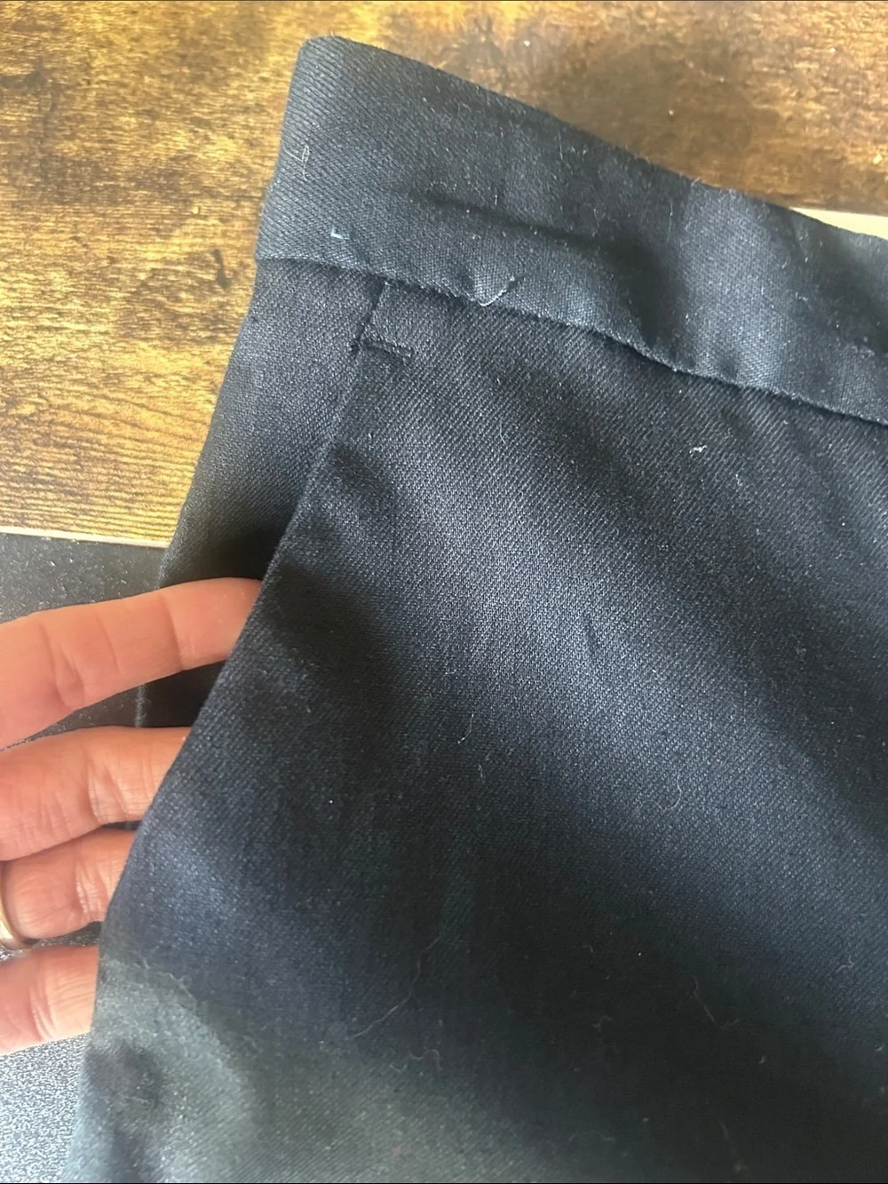 Banana Republic Hayden Wide Leg Linen Blend Black Pants Size Medium NWT